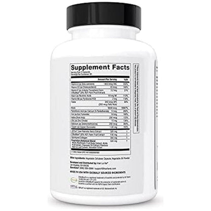 Natural Hair Growth Supplements with Biotin and Collagen