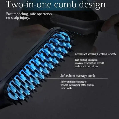 Easy Straight Hair Brush Styler