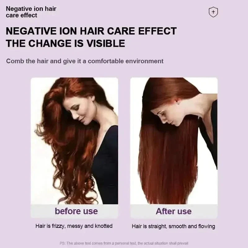 Easy Straight Hair Brush with Adjustable Heat Setting