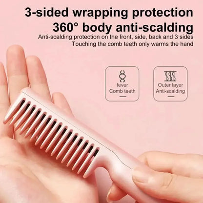 Portable Mini Hair Straightening Comb