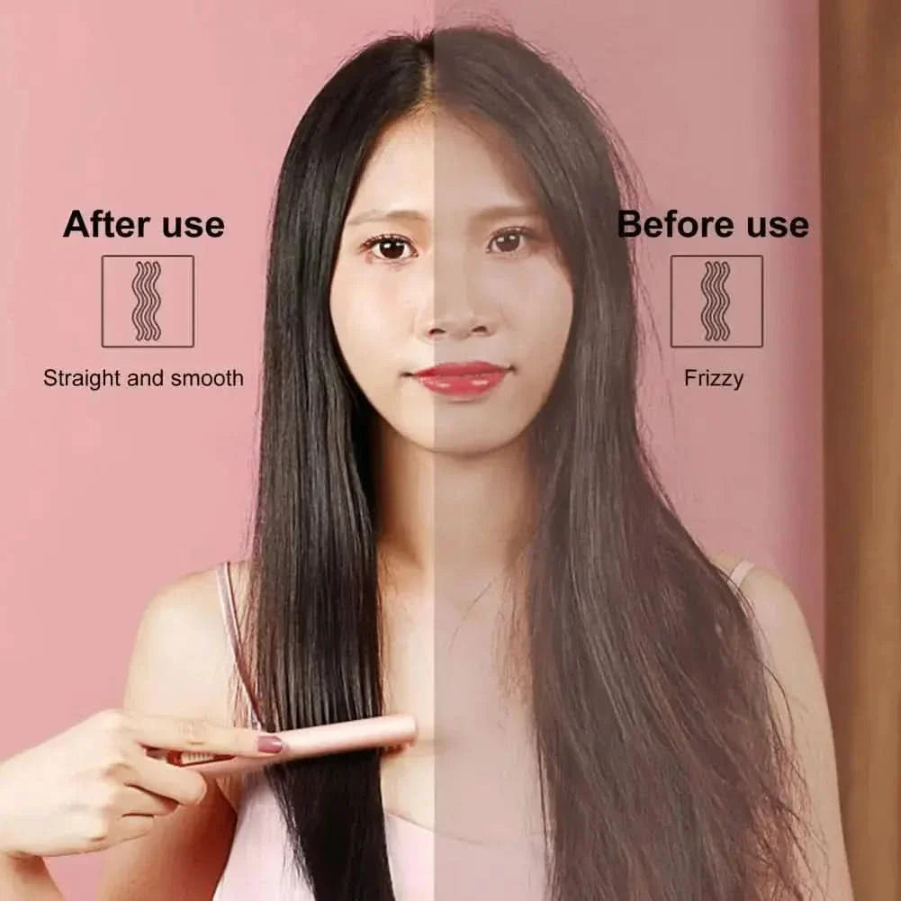 Portable Mini Hair Straightening Comb