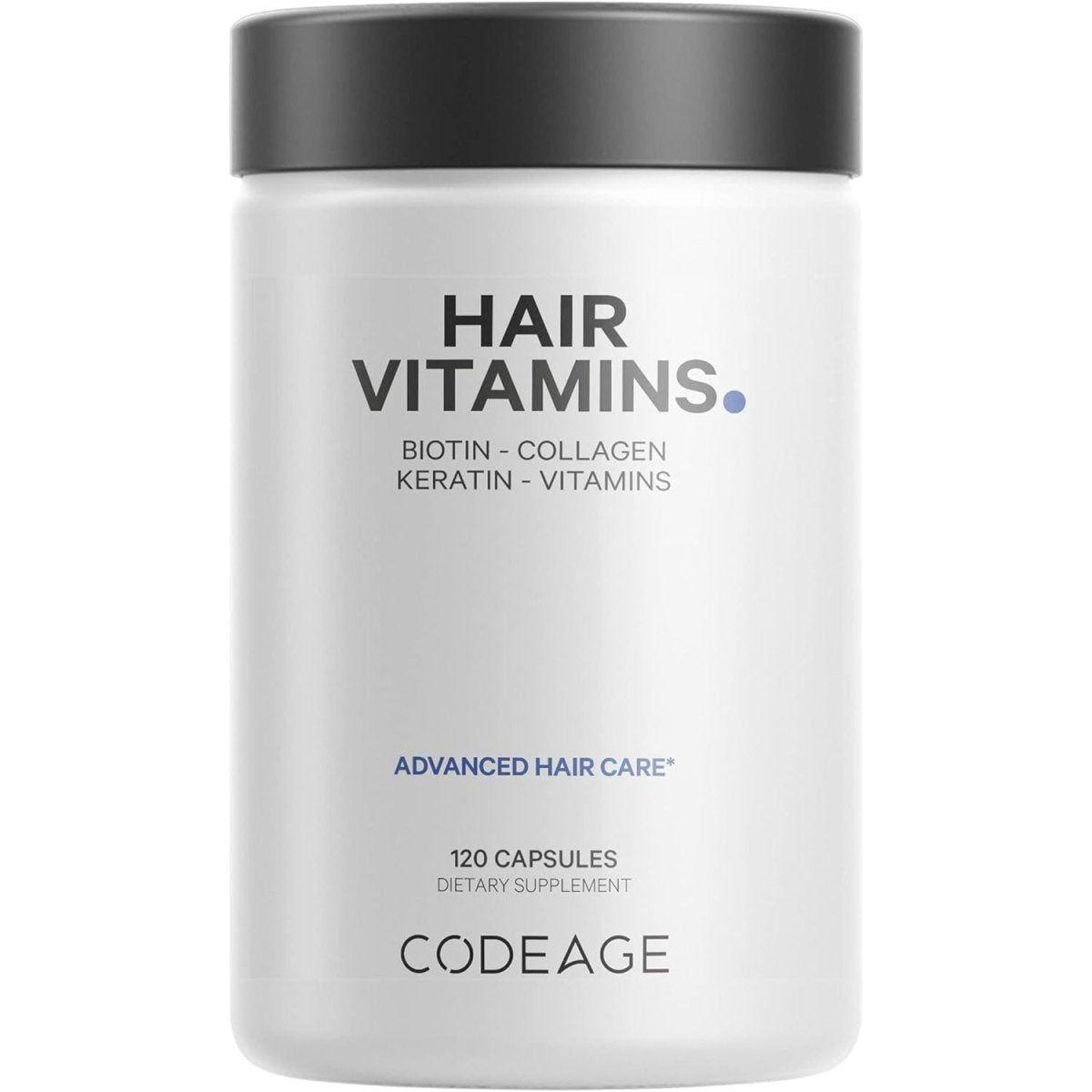 Natural Hair Growth Supplements with Biotin and Collagen - Mycosmeticslondon