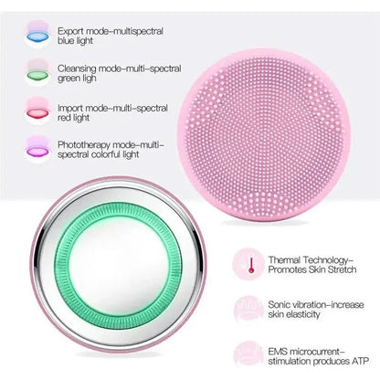 Advanced 4-in-1 Facial Cleansing Device