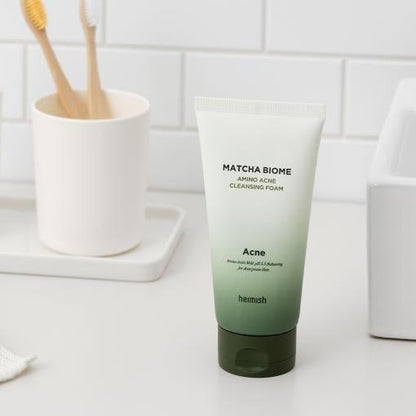 Natural Matcha Face Wash for Acne Prone Skin