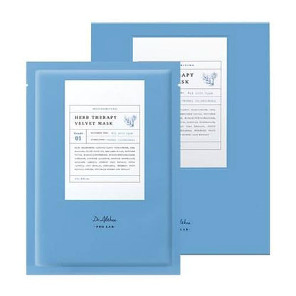 Natural Herb Facial Mask Set - 10 Pack Soft Masks - Mycosmeticslondon