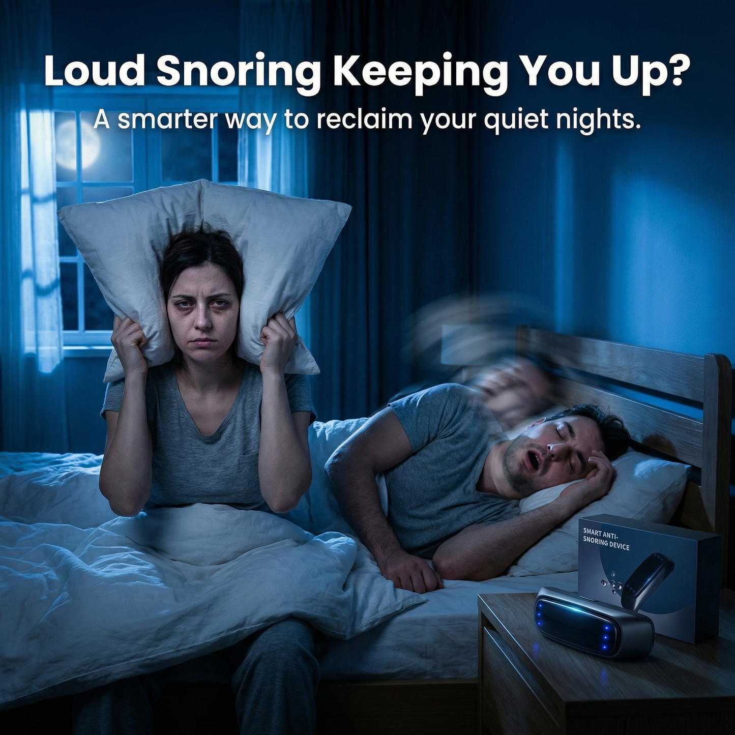 Smart Anti-Snoring Device - Silent Sleep