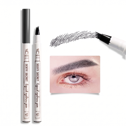 Waterproof 4 Fork Eyebrow Liquid Brow Pencil