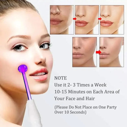 Advanced Skincare Electrotherapy Wand for Glowing Skin