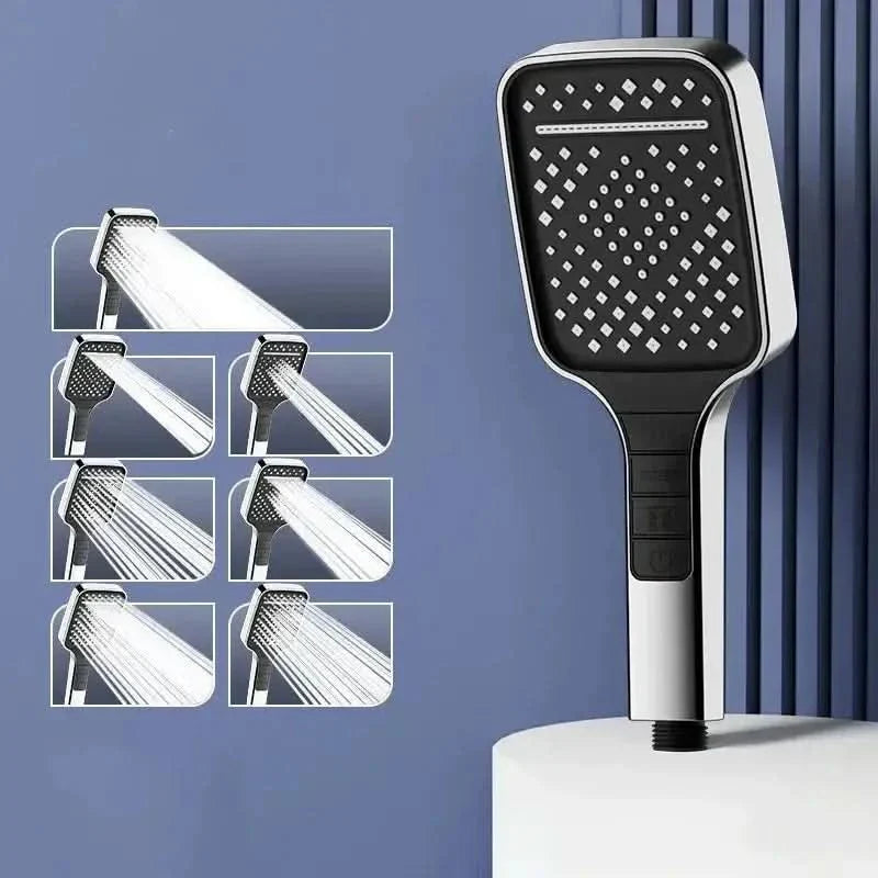 Powerful Shower Head with 7 Spray Settings - Mycosmeticslondon