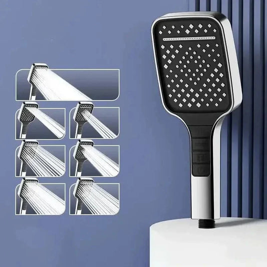 Powerful Shower Head with 7 Spray Settings - Mycosmeticslondon