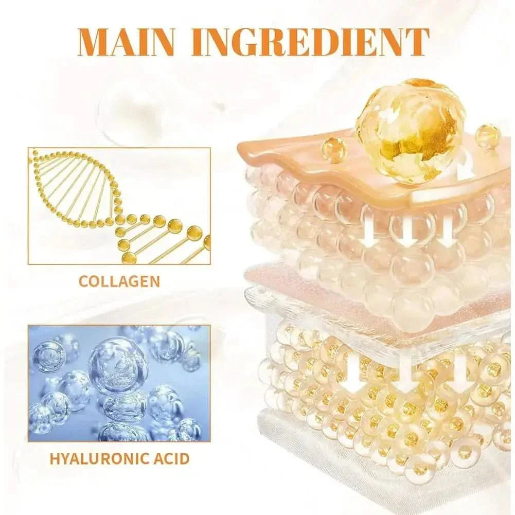 Anti Aging Collagen Face Mask Set with Patches and Spray
