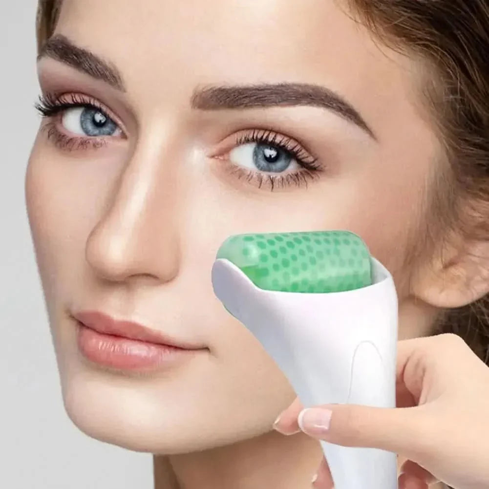 Cooling Facial Massage Roller for Smoother Skin - Mycosmeticslondon