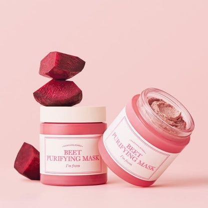 Natural Beet Clay Face Mask for Clear Skin - Mycosmeticslondon