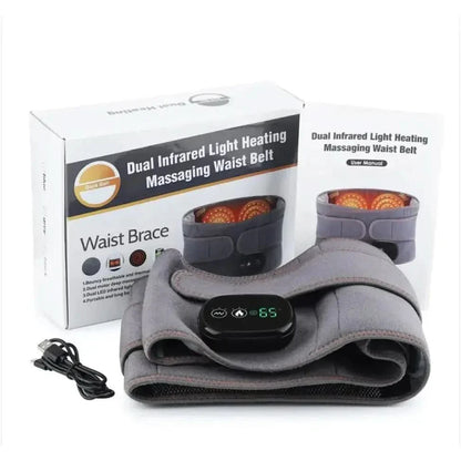 Heated Back Massager Belt for Pain Relief