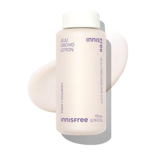 Innisfree Jeju Orchid Lotion - 160ml | Gentle Hydrating Anti-Wrinkle Cream - Mycosmeticslondon