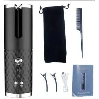 Easy to Use Digital Curling Iron with 4 Heat Settings