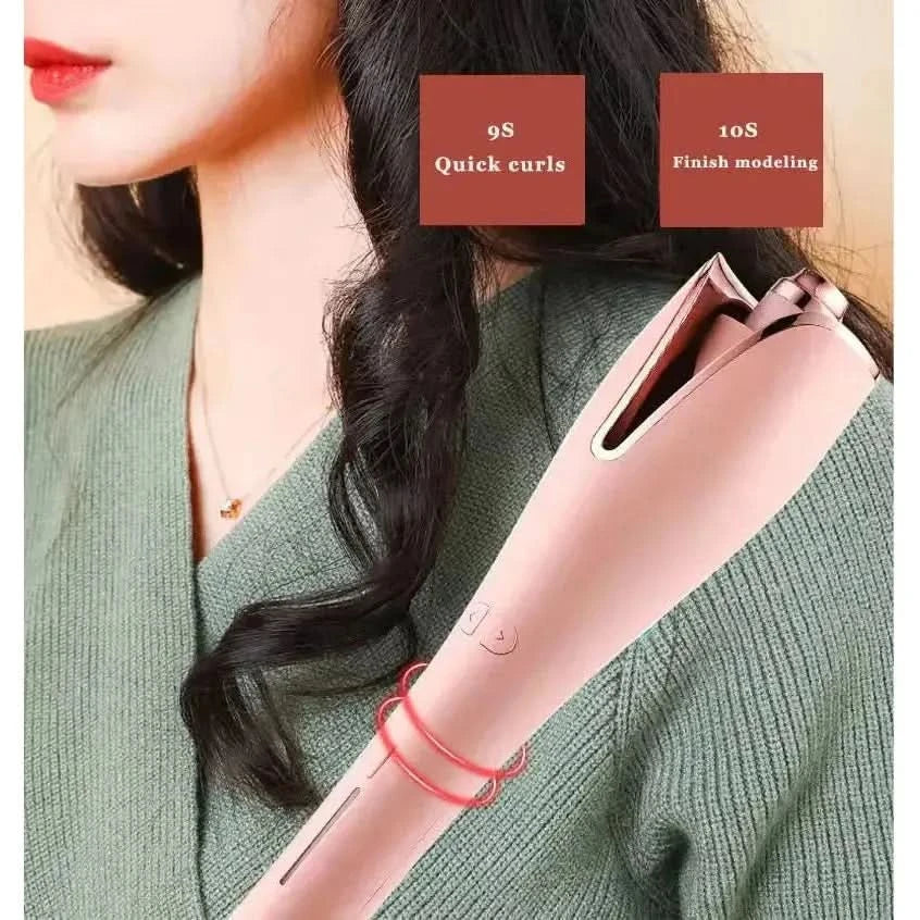 Easy to Use Digital Curling Iron with 4 Heat Settings