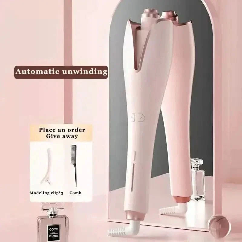 Easy to Use Digital Curling Iron with 4 Heat Settings
