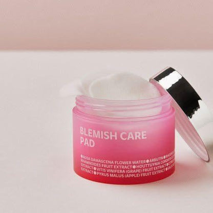 Gentle Exfoliating Facial Pads with Arbutin & Rose - Mycosmeticslondon