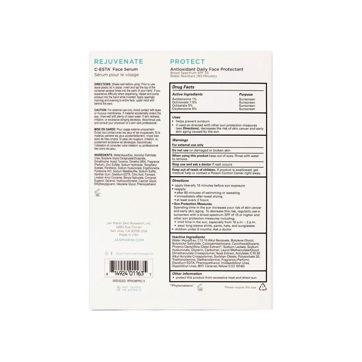 Anti Aging Vitamin C Face Serum SPF 33 Set