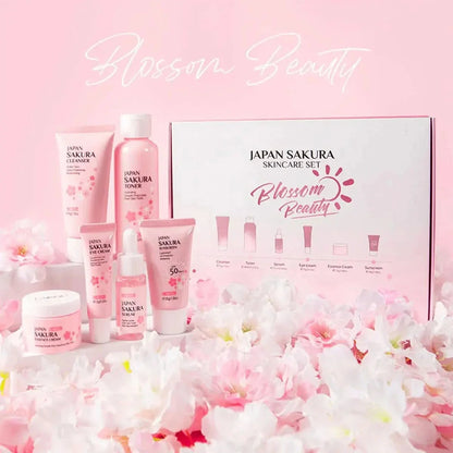 Natural Japanese Skin Care Kit - 6 Piece Glow Set