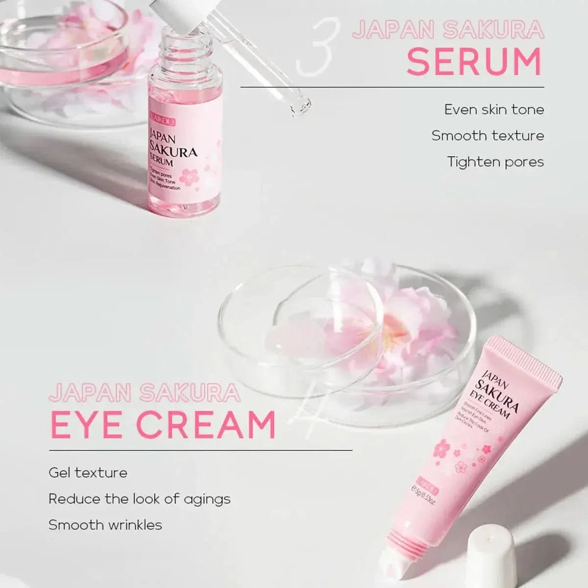 Natural Japanese Skin Care Kit - 6 Piece Glow Set
