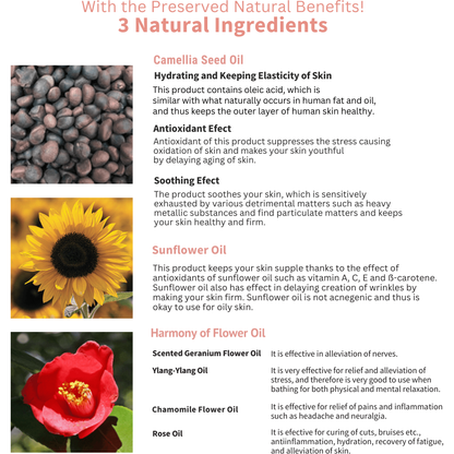 Natural Camellia Oil 30ml - 95% Pure for Glowing Skin