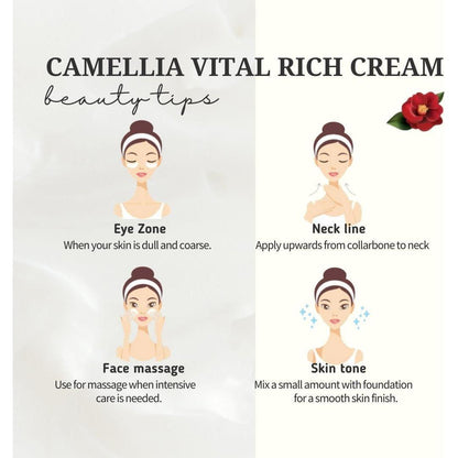 Moisturizing Jeju Camellia Intensive Hydrating Cream 50ml