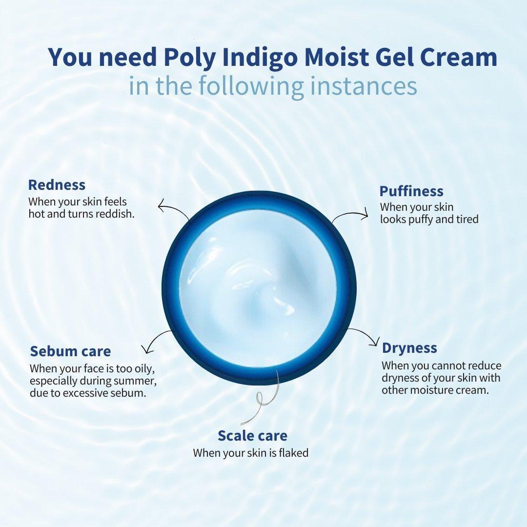 Calming Blue Gel Moisturizer Cream 80g