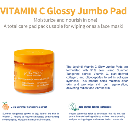 Natural Brightening Facial Toner Pads - 160ml