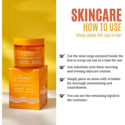 Natural Brightening Facial Toner Pads - 160ml