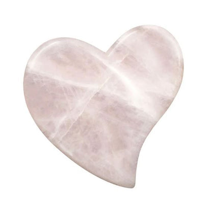 Natural Rose Quartz Gua Sha Stone - Mycosmeticslondon