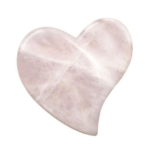 Natural Rose Quartz Gua Sha Stone - Mycosmeticslondon