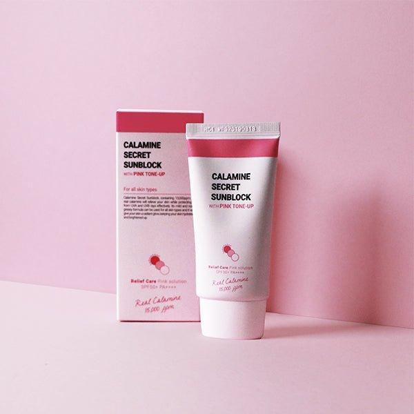 Gentle Calamine Sunscreen with Rosy Glow SPF50+ 50ml