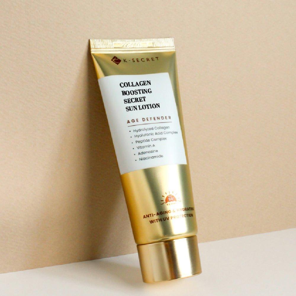 Intensive Collagen Sunscreen Lotion SPF 50+ Anti-Aging Cream