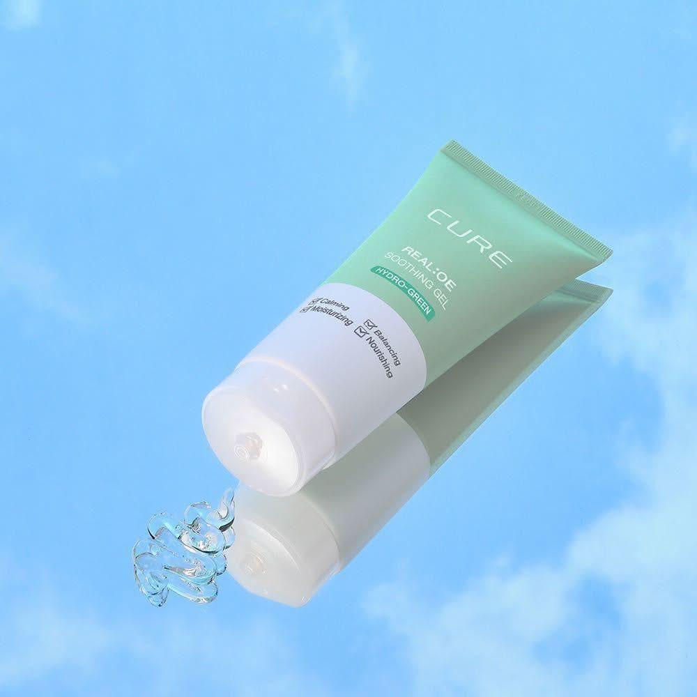 Natural Aloe Vera Calming Gel for Sensitive Skin Relief