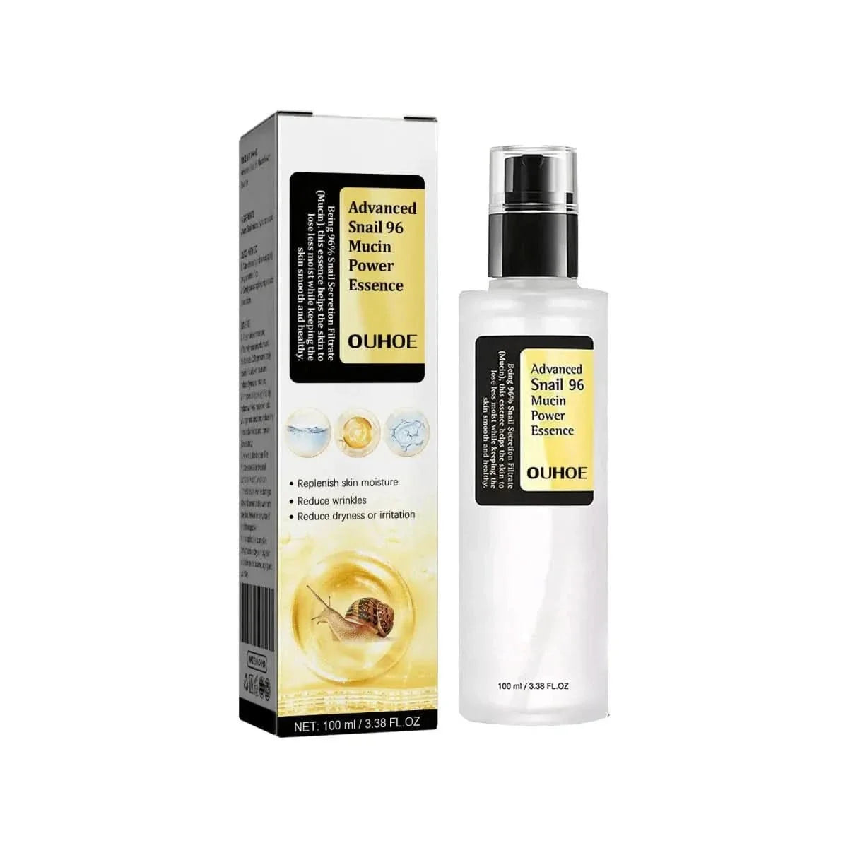Intensive Snail Essence 96% Face Serum - Anti Aging Moisturizer
