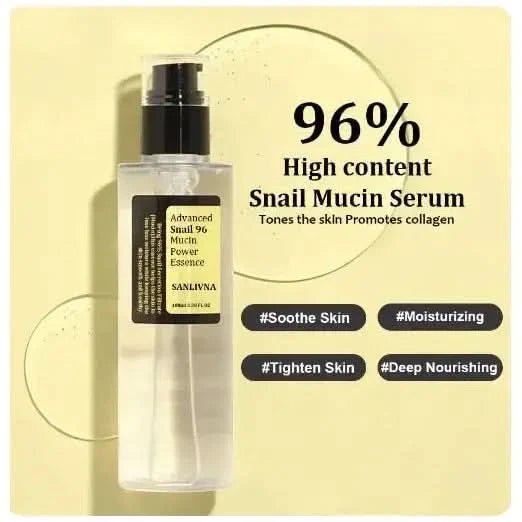 Intensive Snail Essence 96% Face Serum - Anti Aging Moisturizer - Mycosmeticslondon