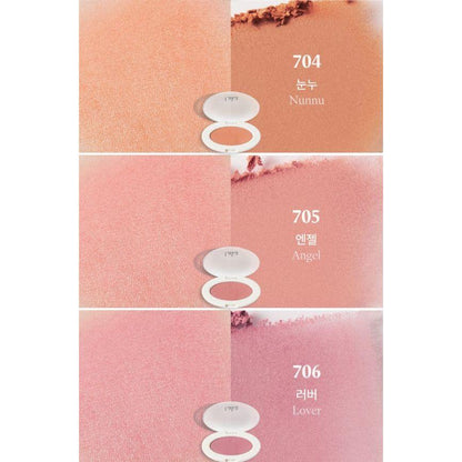 Soft Pink Silk LAKA Blush with Shimmer Finish