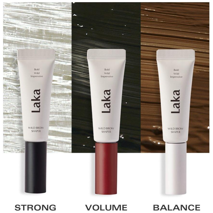 LAKA Easy Brow Groomer | Clear Gel for Thick, Full Brows