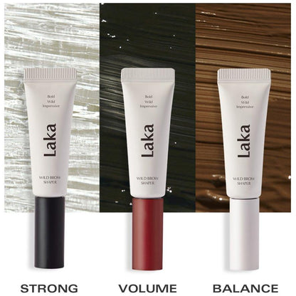 LAKA Easy Brow Groomer | Clear Gel for Thick, Full Brows