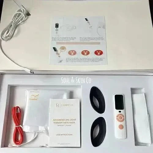 Glowing Skin LED Face Mask | Portable Wireless Light Therapy