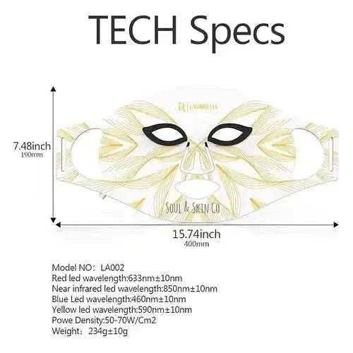Glowing Skin LED Face Mask | Portable Wireless Light Therapy