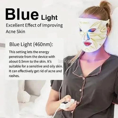 Glowing Skin LED Face Mask | Portable Wireless Light Therapy