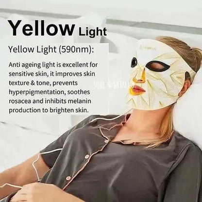 Glowing Skin LED Face Mask | Portable Wireless Light Therapy