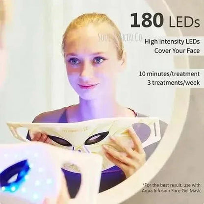 Glowing Skin LED Face Mask | Portable Wireless Light Therapy