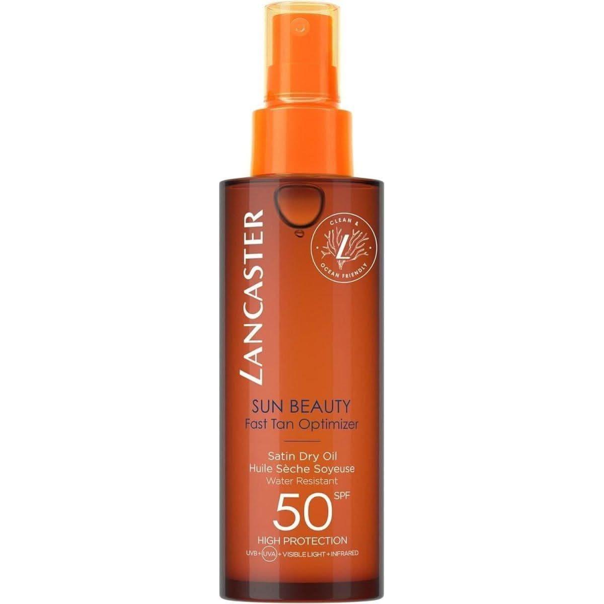 Quick Dry SPF50 Tan Accelerator Body Oil 150ml - Mycosmeticslondon