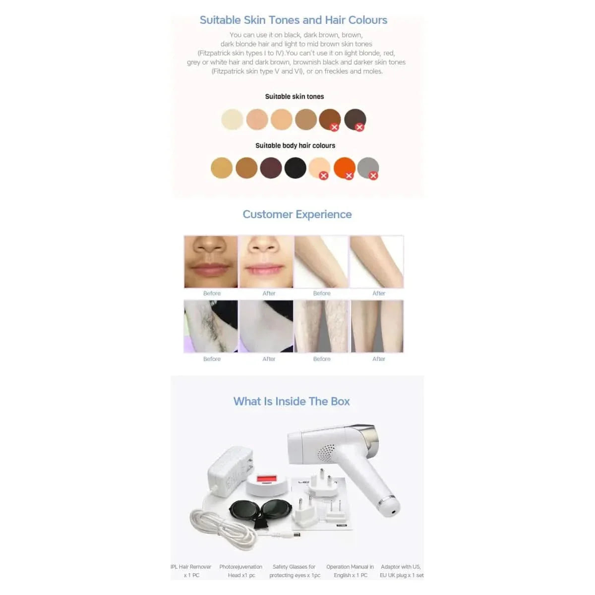 Easy At-Home IPL Hair Remover for Silky Skin