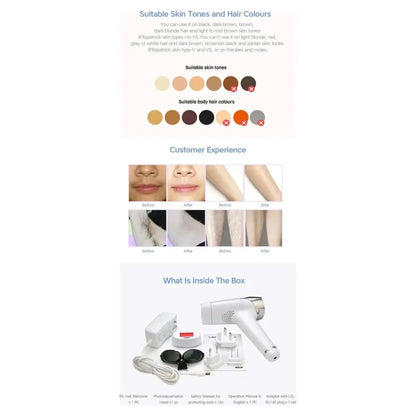 Easy At-Home IPL Hair Remover for Silky Skin