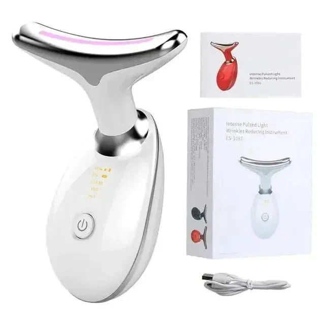 Rejuvenating LED Facial Massager with Heat Therapy